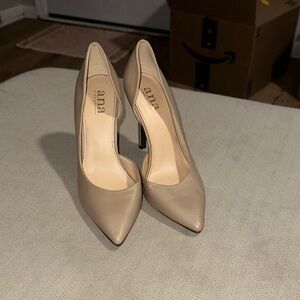 a.n.a Women's Beige Heels